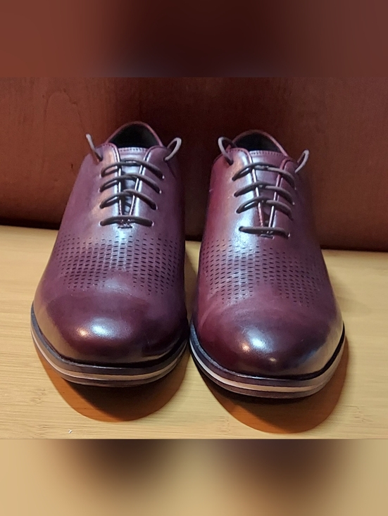 COLE HAAN GRAND ØS C33472 WASHINGTON GRAND LASER MENS CORDOVAN OXFORDS SIZE 10 M main image 10